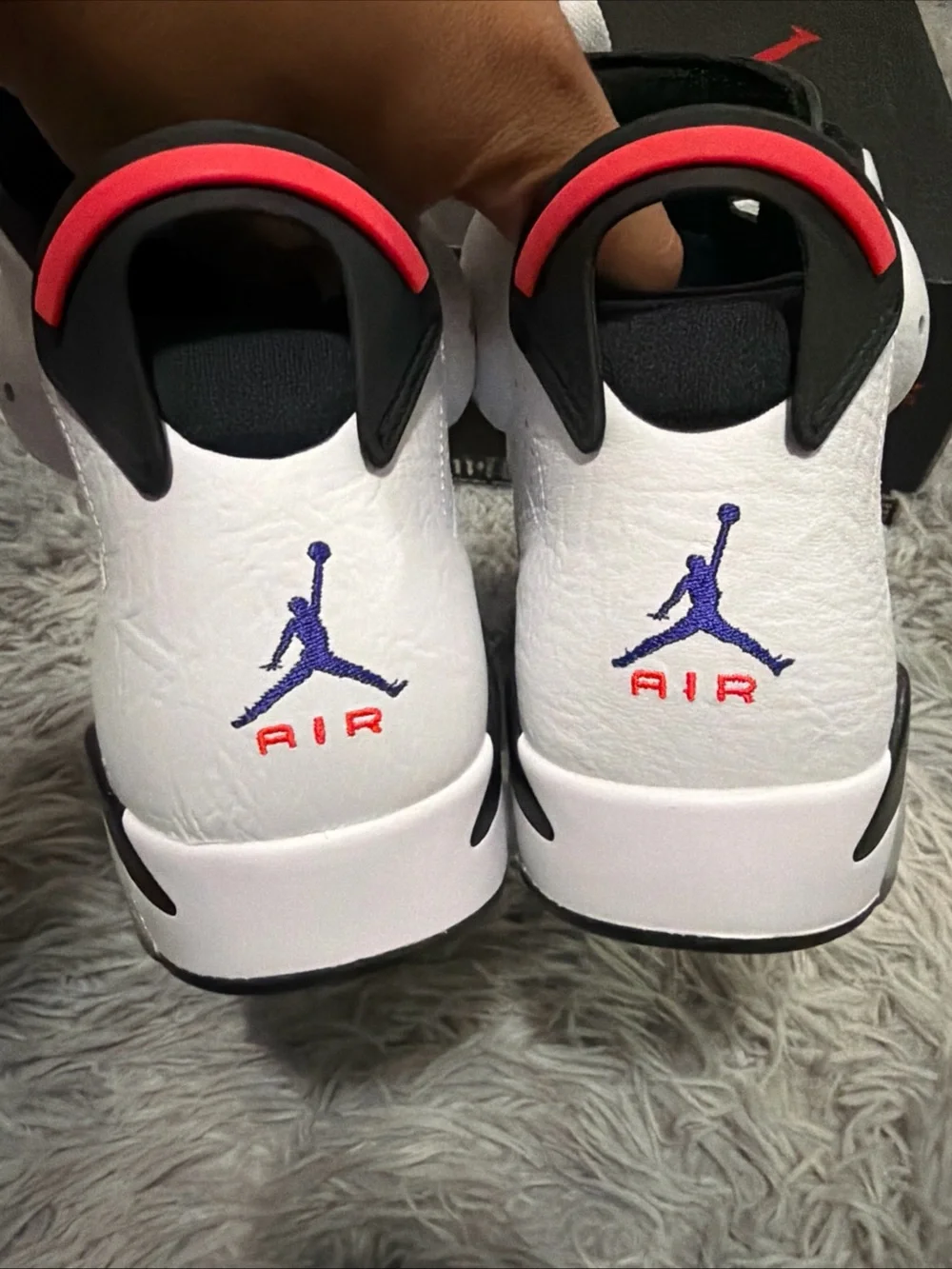 Air Jordan 6 Retro LTR Flint Size 11.5 Grey Blue